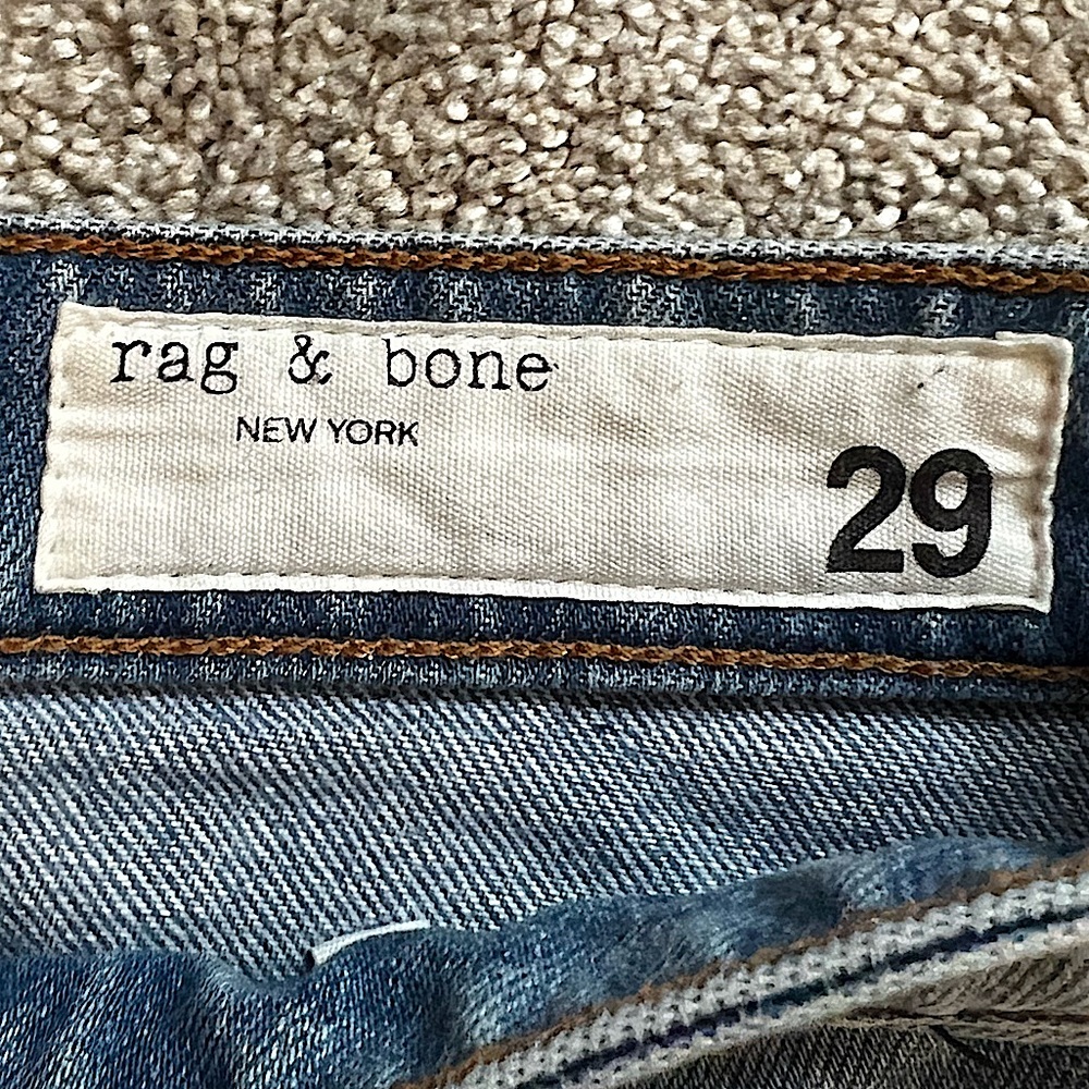 rag & bone NEW YORK- MAYA HIGH-RISE ANKLE STRAIGHT